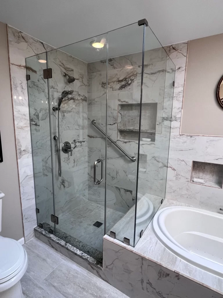 Frameless Glass Shower Doors in Virginia